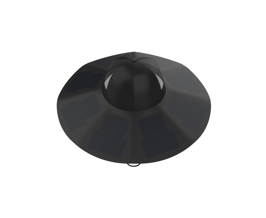 Сонячний капелюх EcoFlow Solar Hat 12W - Чорна, зображення 9