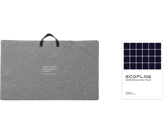 Солнечная панель EcoFlow 220W Solar Panel, изображение 4