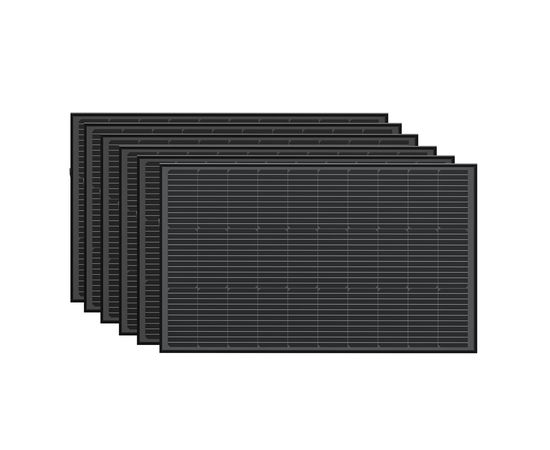Набір сонячних панелей EcoFlow 6*100 Solar Panel Стаціонарні, зображення 3